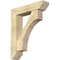 Ekena Millwork Westlake Slat Rough Sawn Bracket w/ Offset Brace, Douglas Fir, 8"W x 34"D x 42"H BKT0806X34X42WTL06RDF - alternate 1